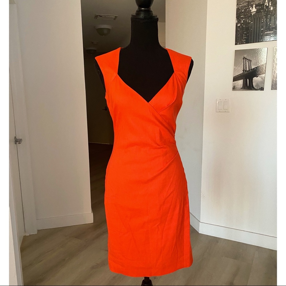 Nicole Miller Jewel Neckline Dress